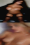White woman looking black park