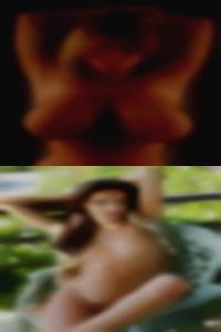 Naked girls reach book around.